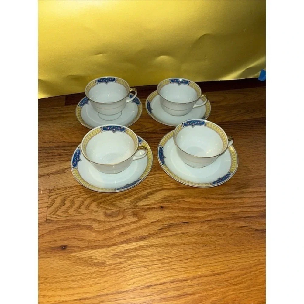 Epsay Czechoslovakia Prince‎ George Tea Cup Saucer Set  Floral Fine China